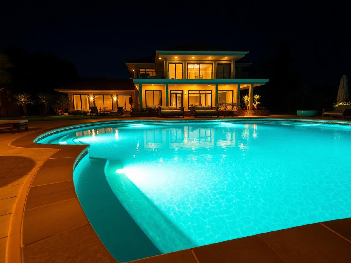 Casa Noturna — LED integrado